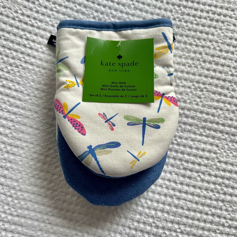 NWT Kate Spade Dragonfly Mini Mitts